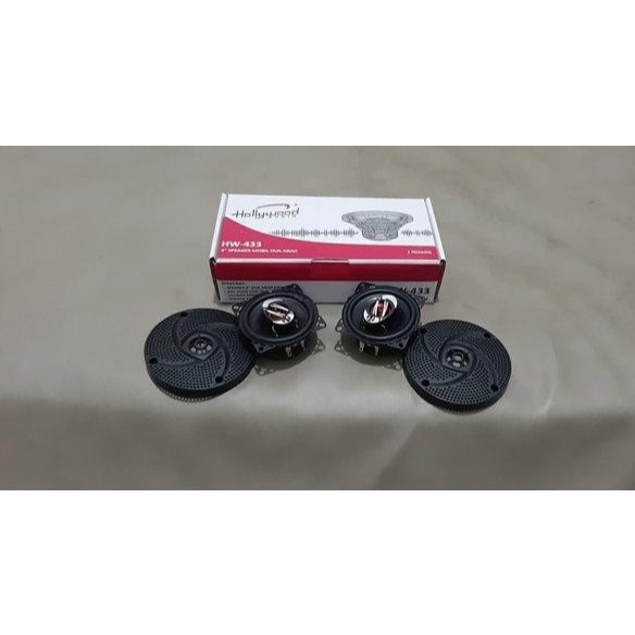 Speaker Coacial Coaxial Audio Mobil 4In 4 In Inch Inchi Hollywood