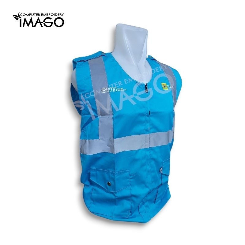 Rompi Pln Indonesia Power Warna Biru Toska