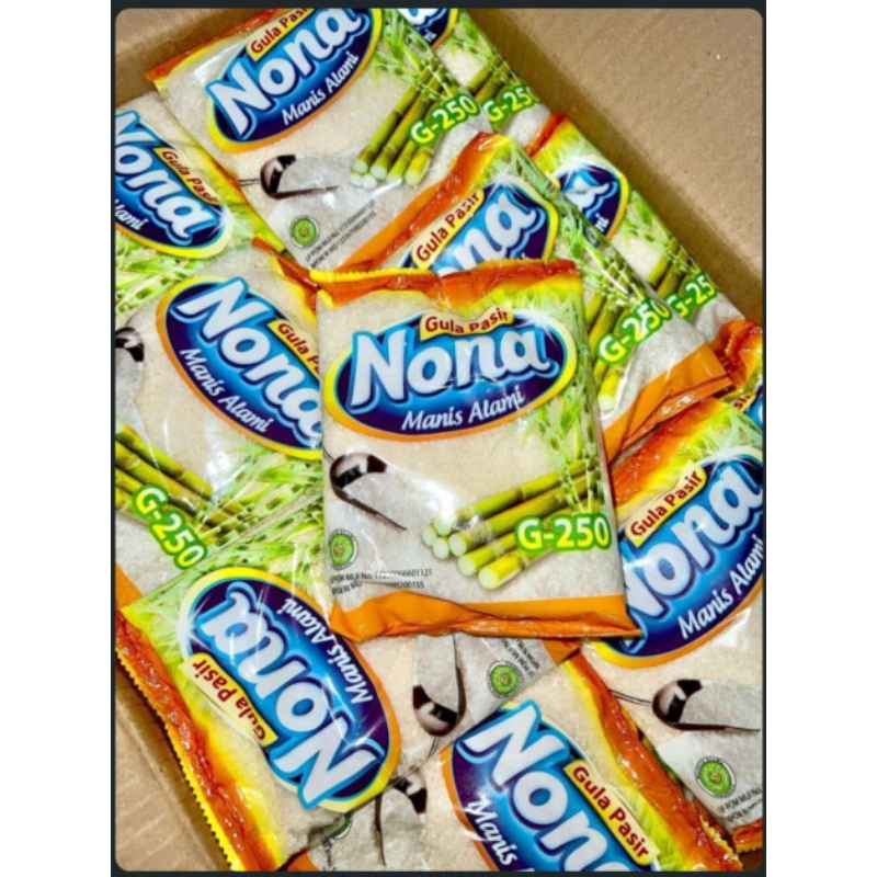 gula kristal putih nona 250 / gula pasir / gula kristal putih / gula putih