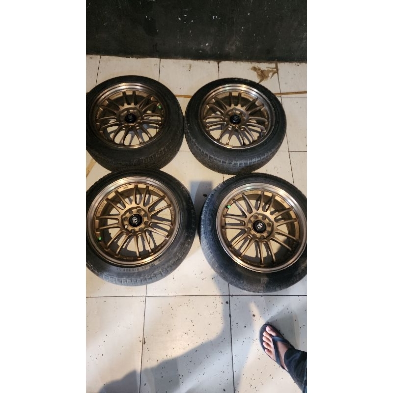 velg second GIO R15 Lebar 6,5 OFFSET 40 PCD 4X100