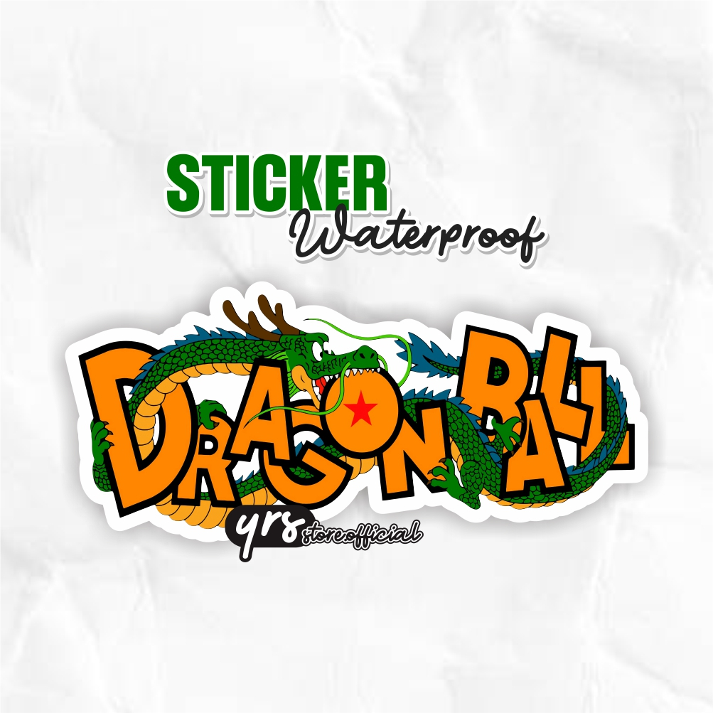 

Sticker Anime Dragon Ball Ukuran +- 9,6 x 4,3 cm sticker case hp laptop dll murah anti air