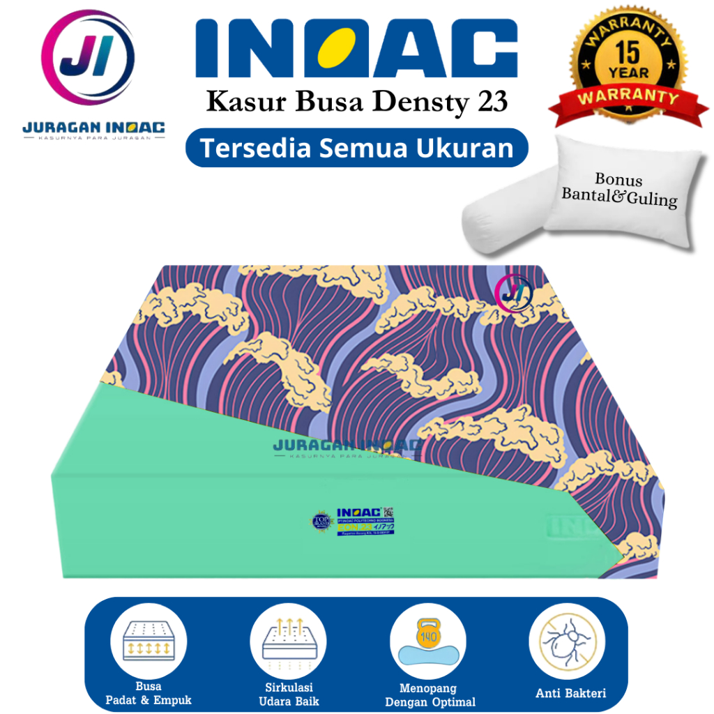 [ 200x160x15 ] Kasur Busa Inoac No 2 Murah Tebal 15 cm Garansi 20 Tahun Original