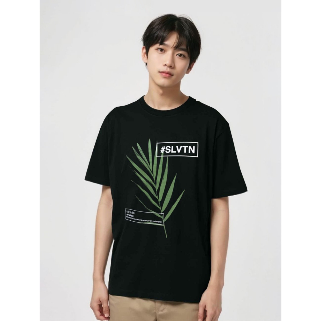 KAOS ROHANI HANDESIGN COMBED HITAM SALVATION / CODE: SALVATION1