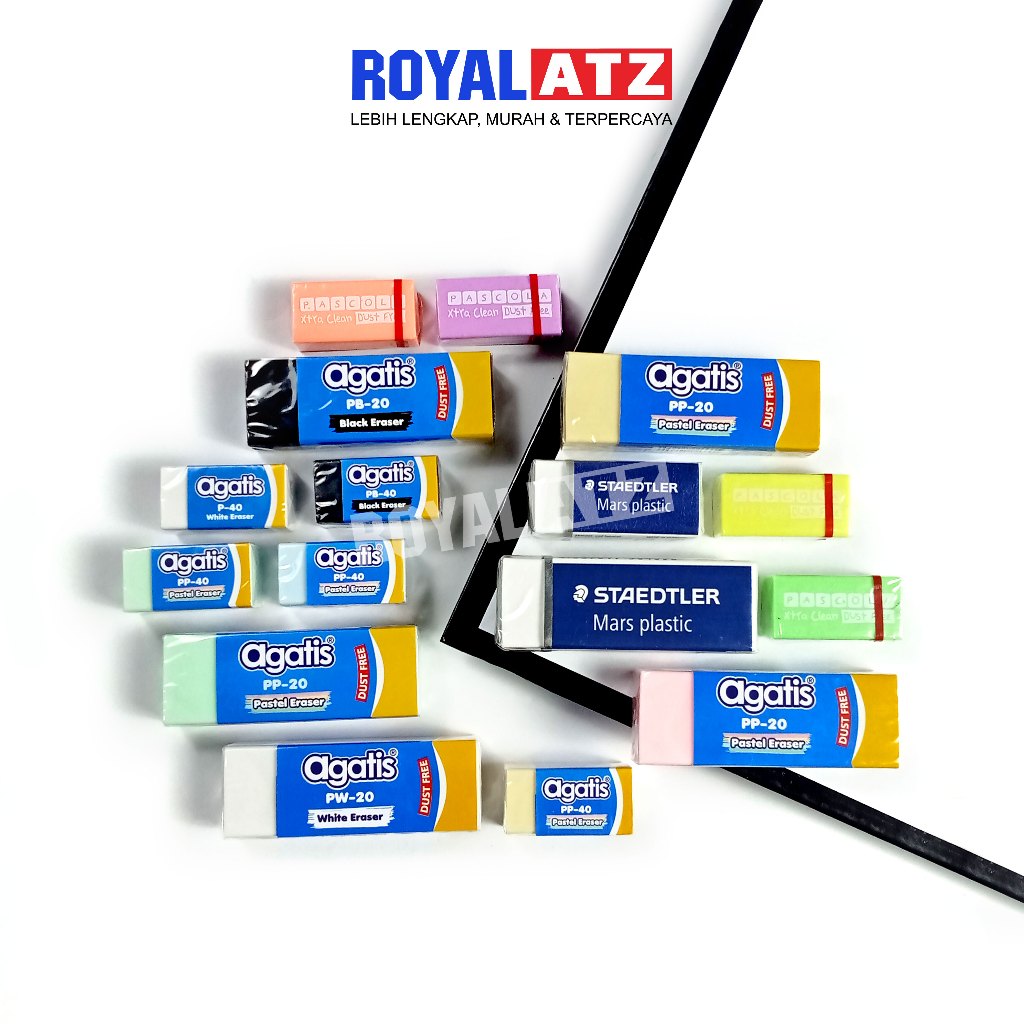 

Penghapus / Eraser / Rubber Eraser STAEDTLER & AGATIS All Varian