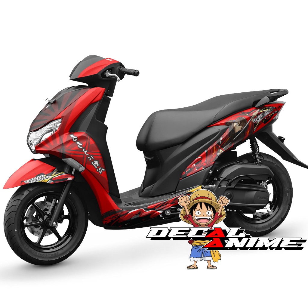 Stiker decal Freego Full body sticker Freego 2018-2022 Free Go 2023-2025 Anime Rurouni Kenshin 2