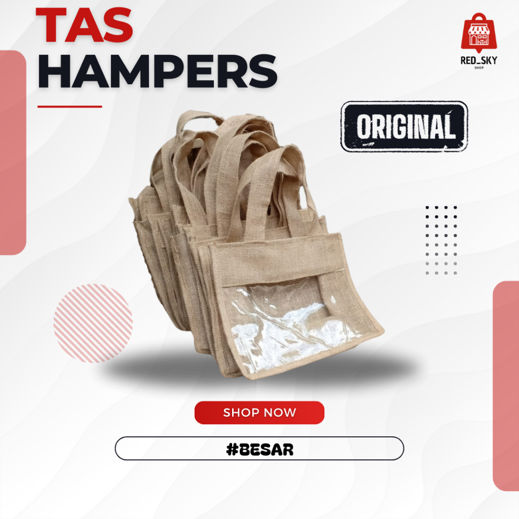 

Tas Mika Goni - Tas Hampers Transparan - Tas parcel TAS GONI GOODIE BAG #VARIASI BESAR