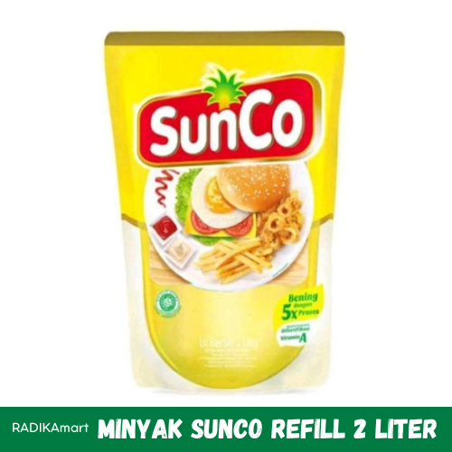 

Minyak Goreng SunCo kemasan refill 2 liter