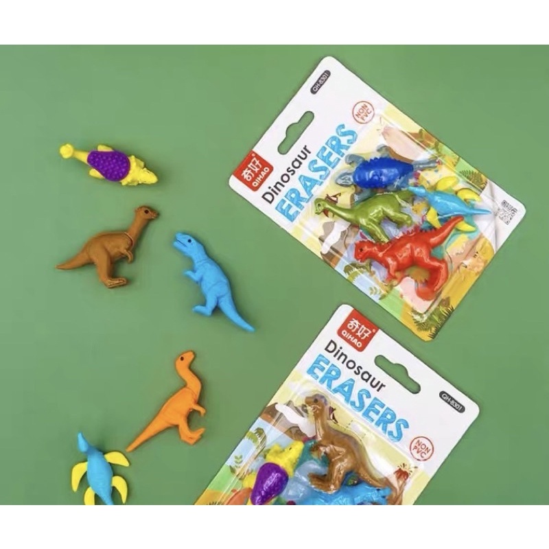 

QIHAO PENGHAPUS KARET LUCU ERASER FANCY QH 8301 DINOSAURUS