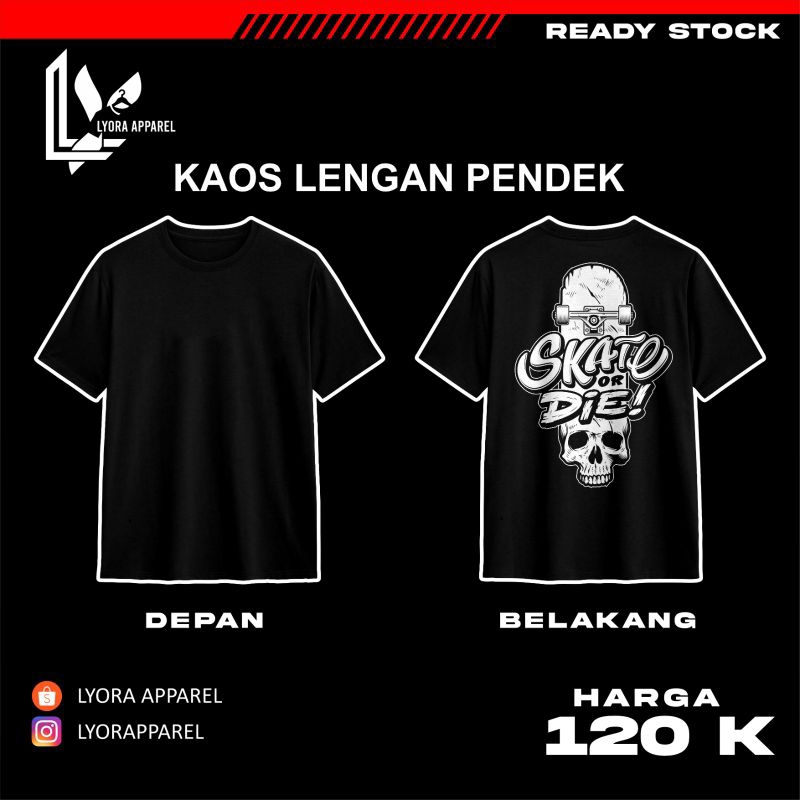 kaos lengan pendek pria keren