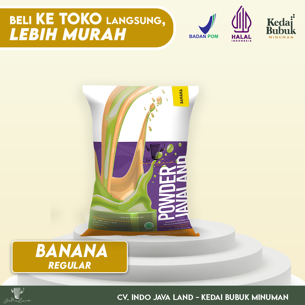 

BUBUK MINUMAN REGULER BANANA 1KG