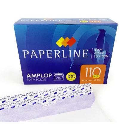 

[ 1 PAK ] Amplop Putih Paperline 110 PPS Uk. 114 x 162 mm