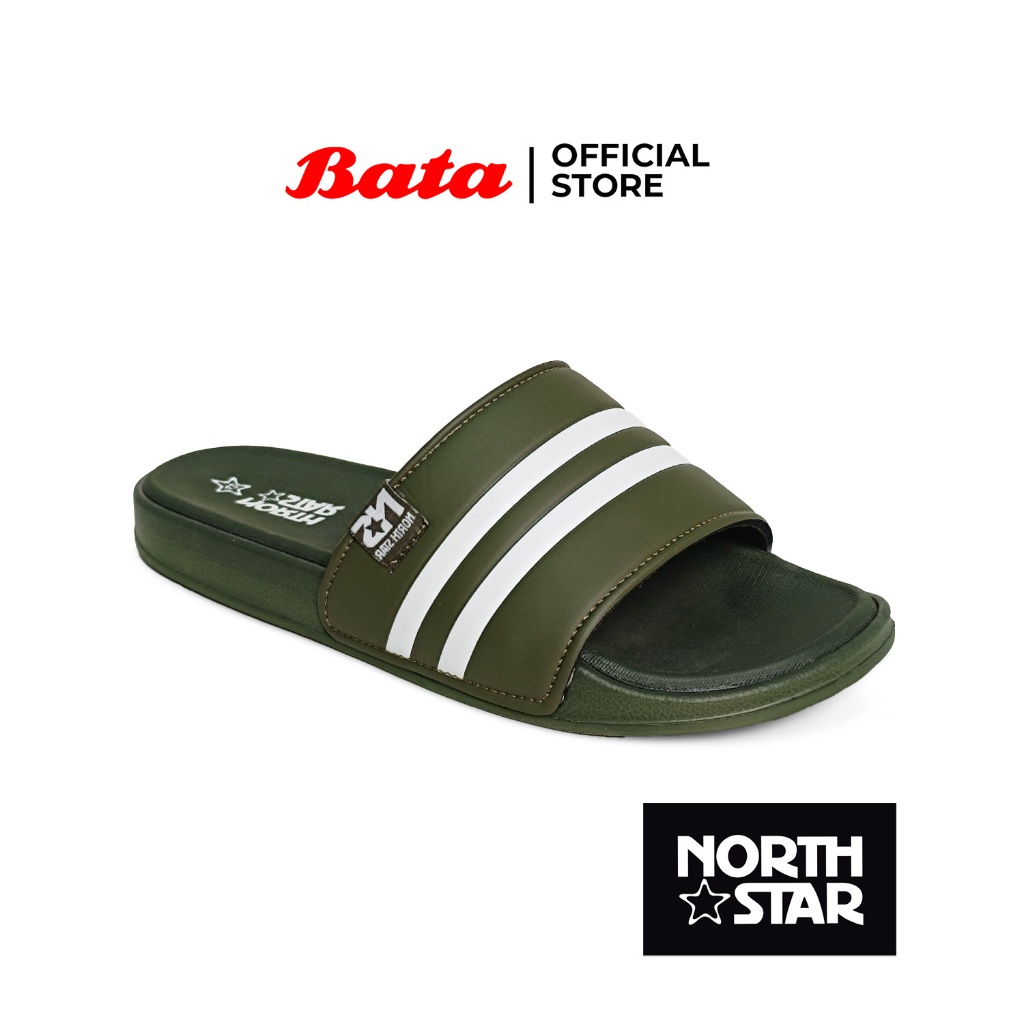NORTH STAR - NEW EDEN "Rubber" Sandal Slide Karet Pria