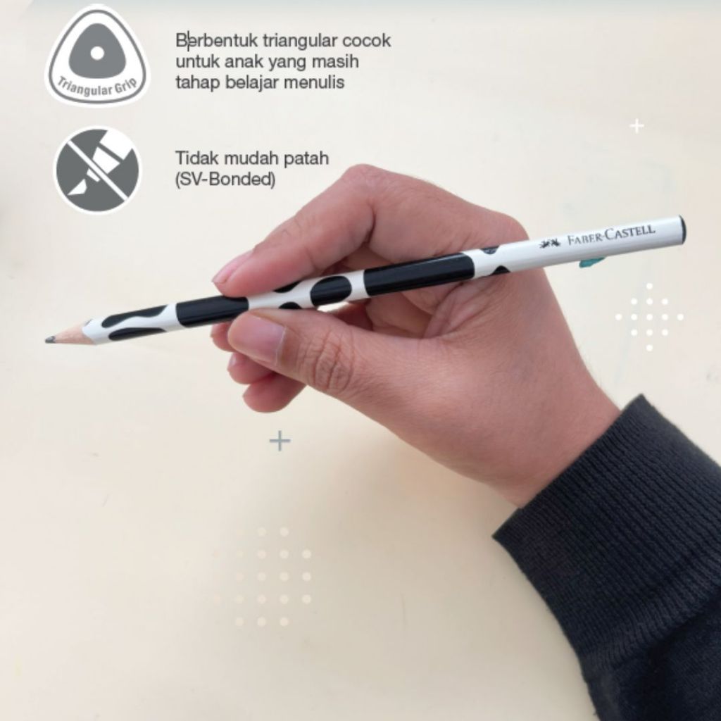 Faber-Castell Pensil Menulis Pencil Motif - Gambar 4