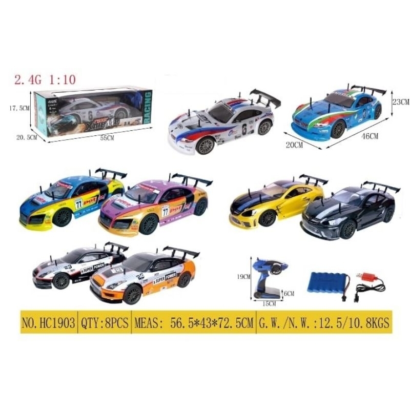 MOBIL REMOTE CONTROL BESAR JUMBO 2.4G. MOBIL BALAP MAINAN ANAK