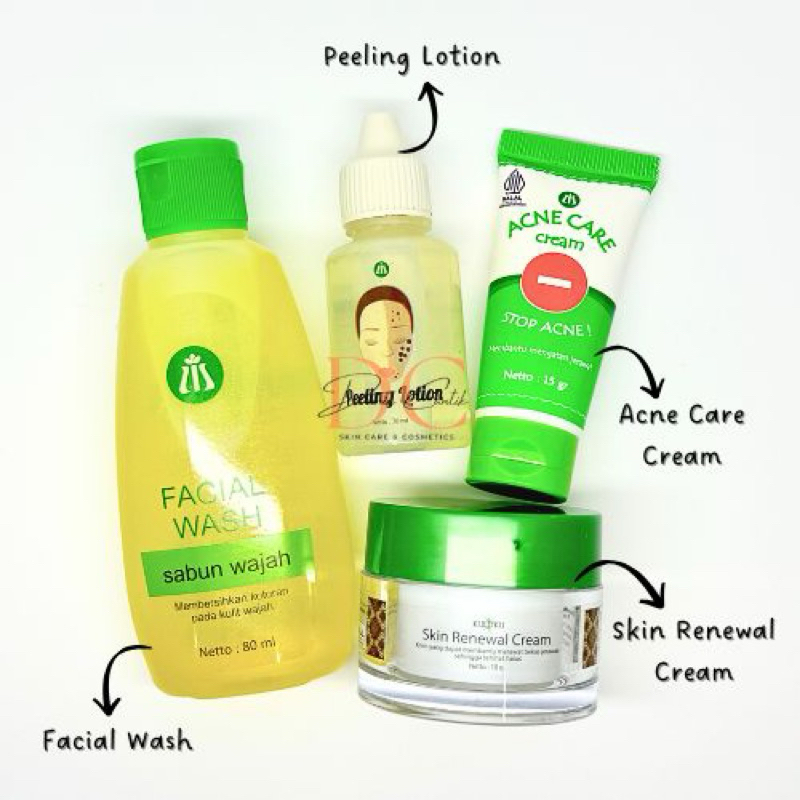 Liz Skincare Paket Penghilang bekas Jerawat berbekas berlubang Pria / Wanita ORIGINAL dr.Listiani W