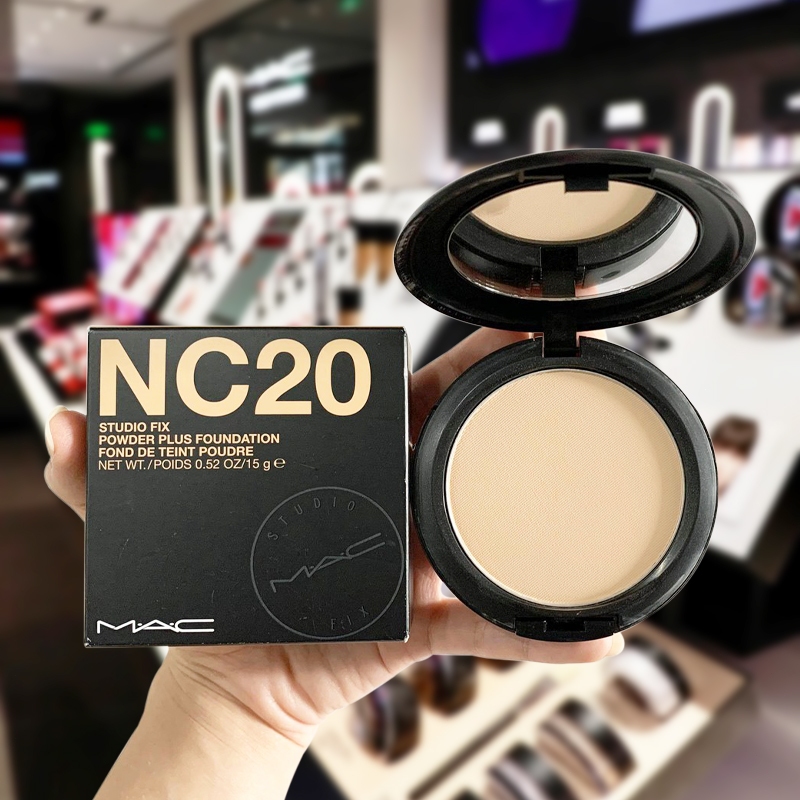 MAC Compact Studio Fix Powder Plus Foundation 15g NC20 NC25 NC30 Bedak Padat 100% Original
