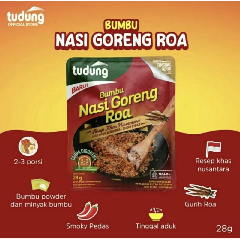 

Tudung Bumbu Nasi Goreng Roa 28 gr