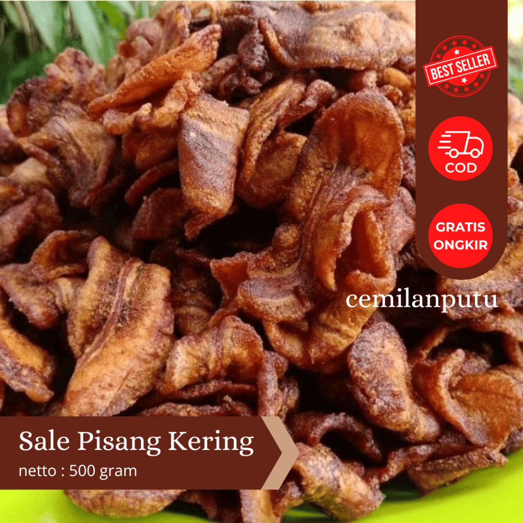 

SALE PISANG KERING 1kg Kripik Sale Pisang Oven Manis Kriuk