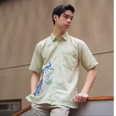 Kemeja Bordir Pria NUC.ID Bani 04 (Sage Mint)