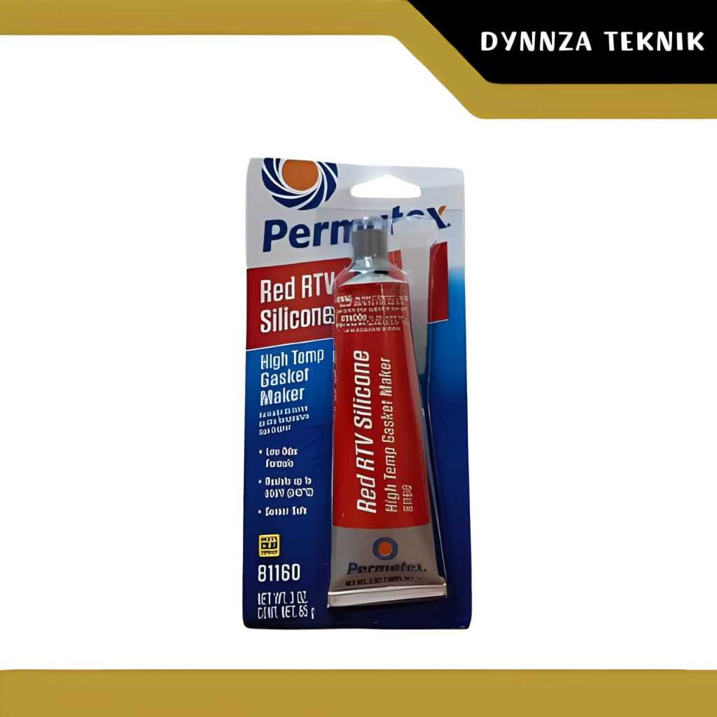 Lem Silikon PERMATEX Merah/High Temp Red Silicone Sealant PERMATEX Red/Lem Gasket Silikon Merah