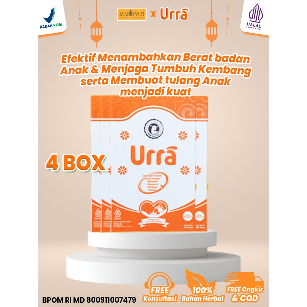 

Susu Urra Asli Kambing Saanen Eropa 4 Box - Penuhi Nutrisi Anak Untuk Usia 1 Tahun