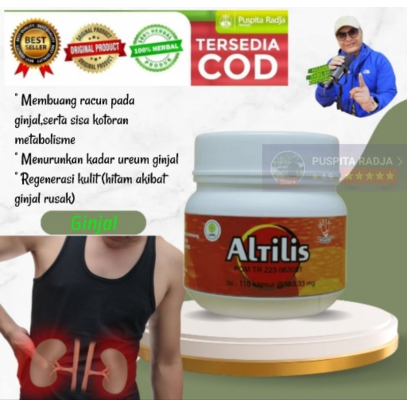 Obat herbal ALTILIS, Puspita radja herbal, urin ginjal, ureum ginjal, obat cuci darah