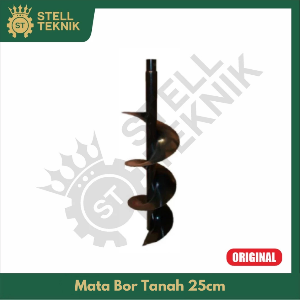 Mata Bor Tanah 25 cm Earth Auger Drill 25cm
