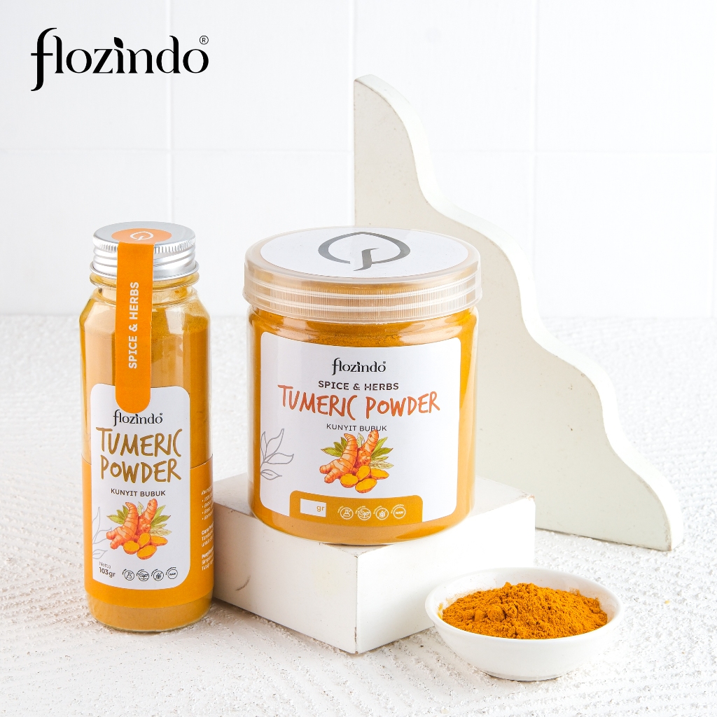 

Turmeric Powder Bubuk Kunyit Asli Flozindo Kunyit Bubuk Murni Serbuk Kunyit Organik