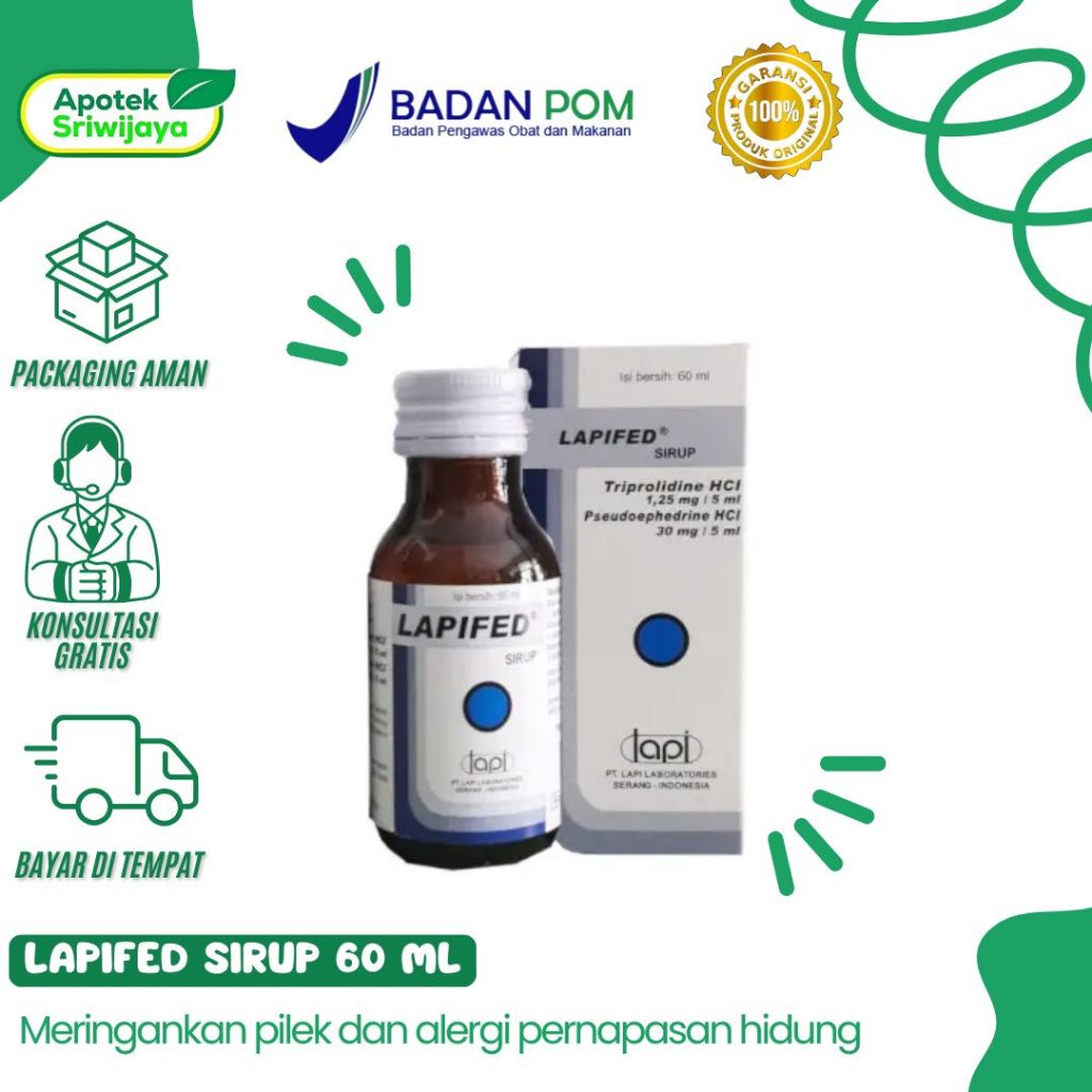 LAPIFED SIRUP 60 ML