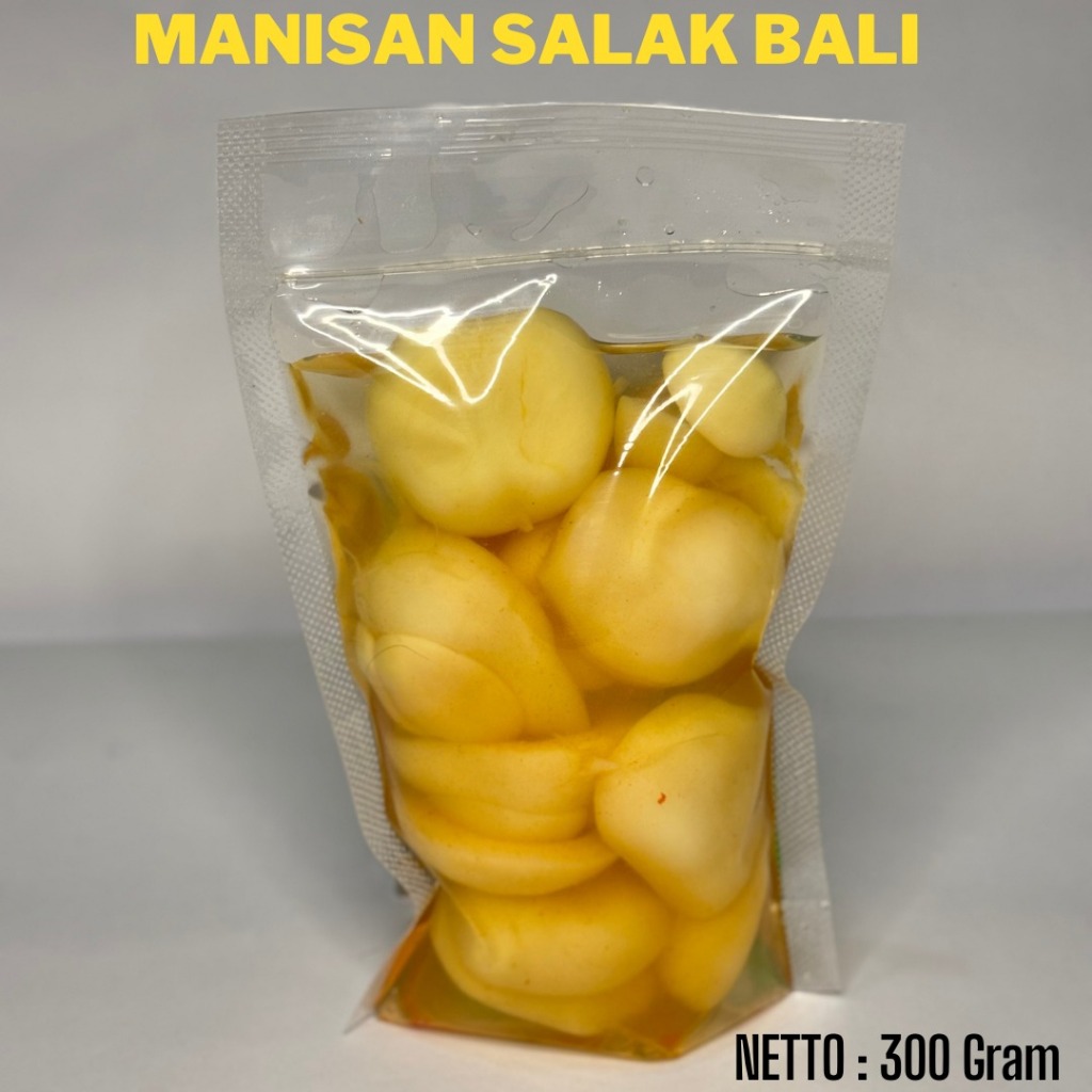 

Manisan Buah Salak Bali / Asinan Buah Salak Bali Asam Manis Segar Kemasan 300 Gram