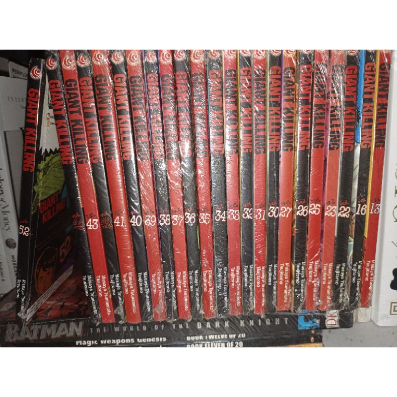 cabutan Komik Giant Killing 24 Buku kondisi masih Baru, buku manga sepakbola yang sangat sukses, bah