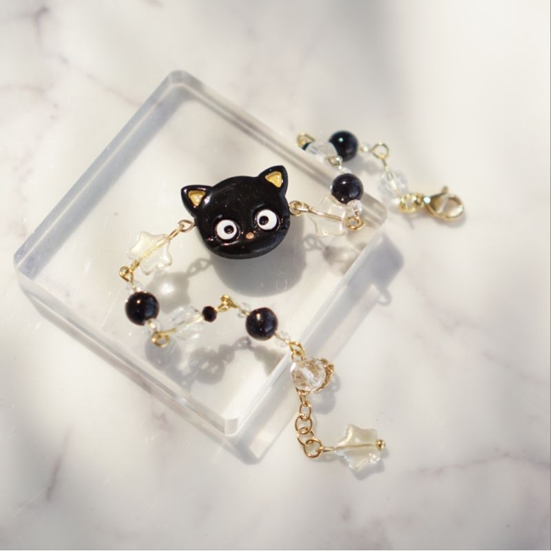 Chococat - Sanrio - Bracelet - Handmade Polymer Clay - Gelang - Parira Clay