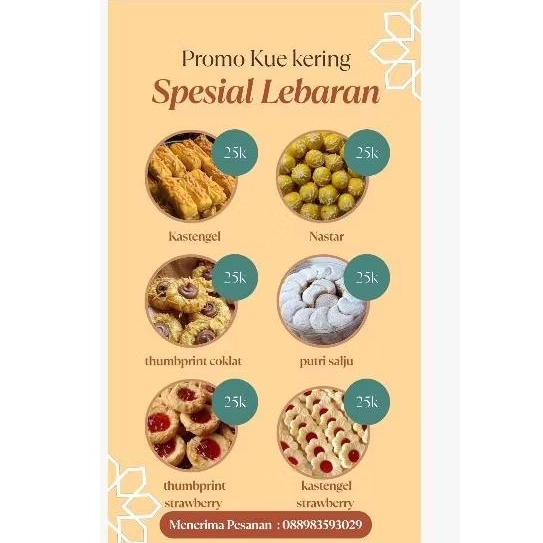 

ANEKA KUE KERING, NASTAR, KASTENGEL KEJU, THUMBPRINT STRAWBERRY, PUTRI SALJU