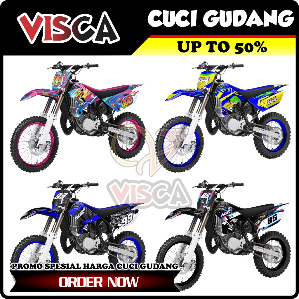 【CUCI GUDANG】Decal Yz 85 2019 Full Body Variasi Harga Murah / Stiker Motor Yz 85 2019 Full Body / St