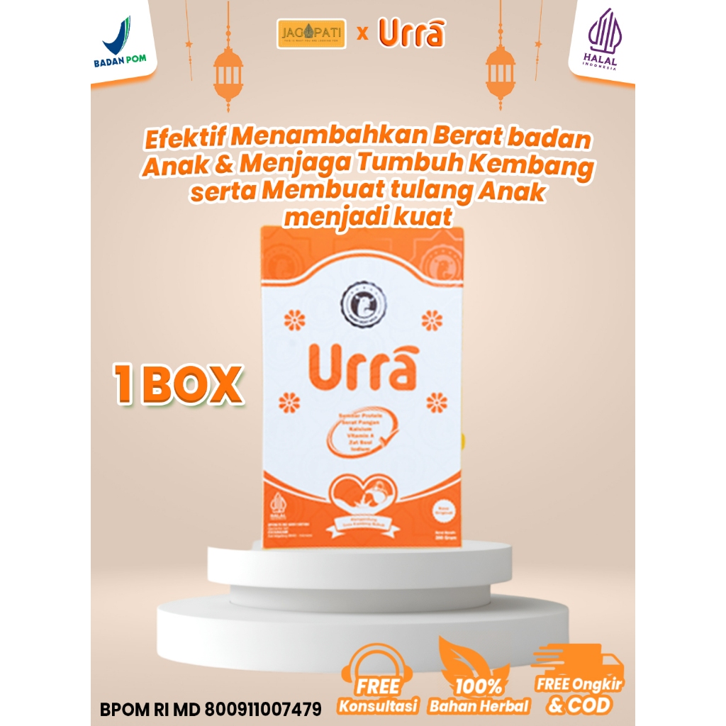 

SUSU URRA 100 % ORIGINAL Susu Kambing Penambah Berat Badan Anak & Tumbuh Kembang Anak