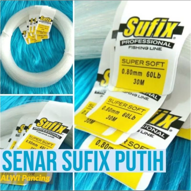 SENAR / NYLON SUFIX SUPER SOFT 300 Meter (30mX10)