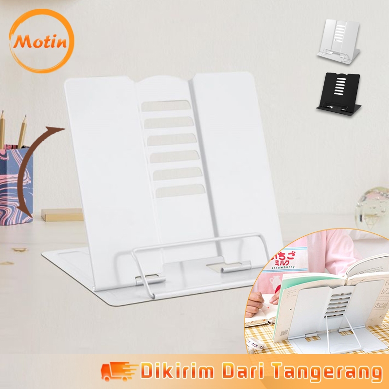 

Adjustable Penyangga Alat Bantu Baca Pegangan Book Stand Reading Holder