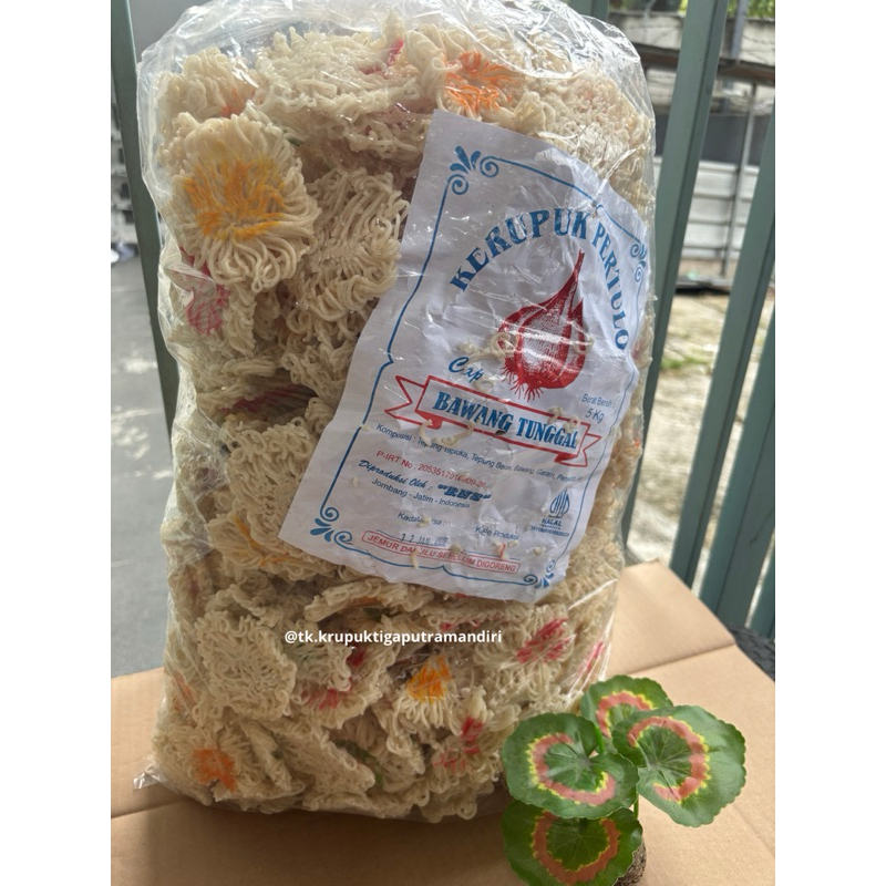 

kerupuk/krupuk petulo kembang cap bawang tunggal 5kg rasanya gurih & Renyah