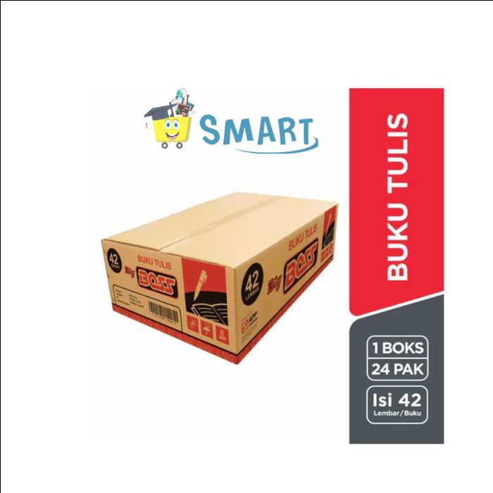 

(1DUS24PAK)BIGBOSS BUKU TULIS 42 ISI 6