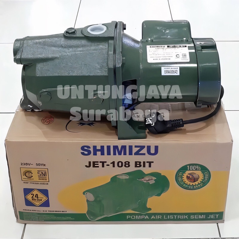 POMPA SHIMIZU JET 108 BIT / POMPA SHIMIZU SEMI JET 108 BIT / POMPA SHIMIZU NON AUTO SUMUR DANGKAL JE