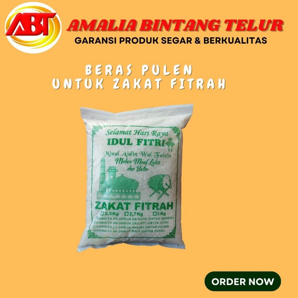 

ABT - Beras Pulen untuk Zakat per 3kg