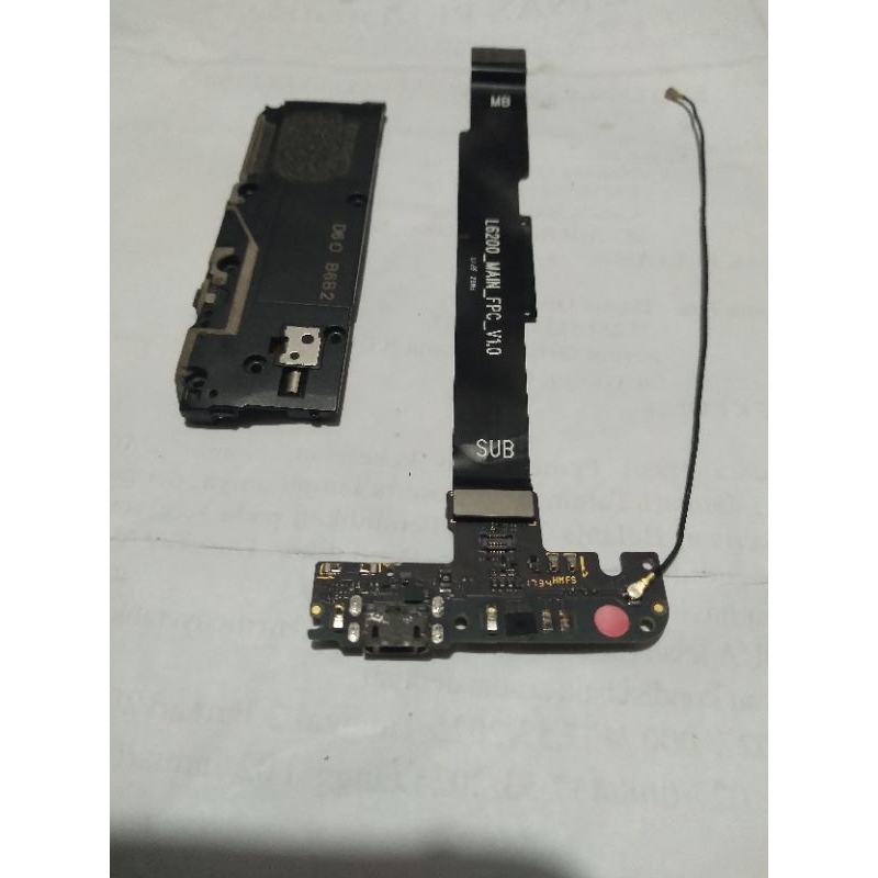PAPAN KONECTOR CAS+FLEXI CAS+BUZZER SPEAKER HP REDMI NOT 5A COPOTAN ORIGINAL