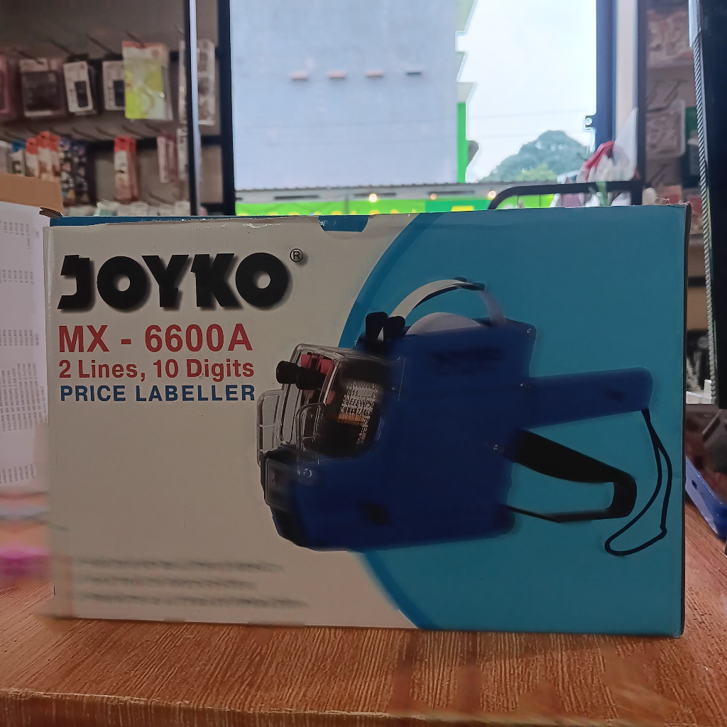 

ALAT LABEL HARGA JOYKO MX-6600A ALPHABET / Labeller Joyko 2 Baris Huruf Angka 10 Digit MX-6600A