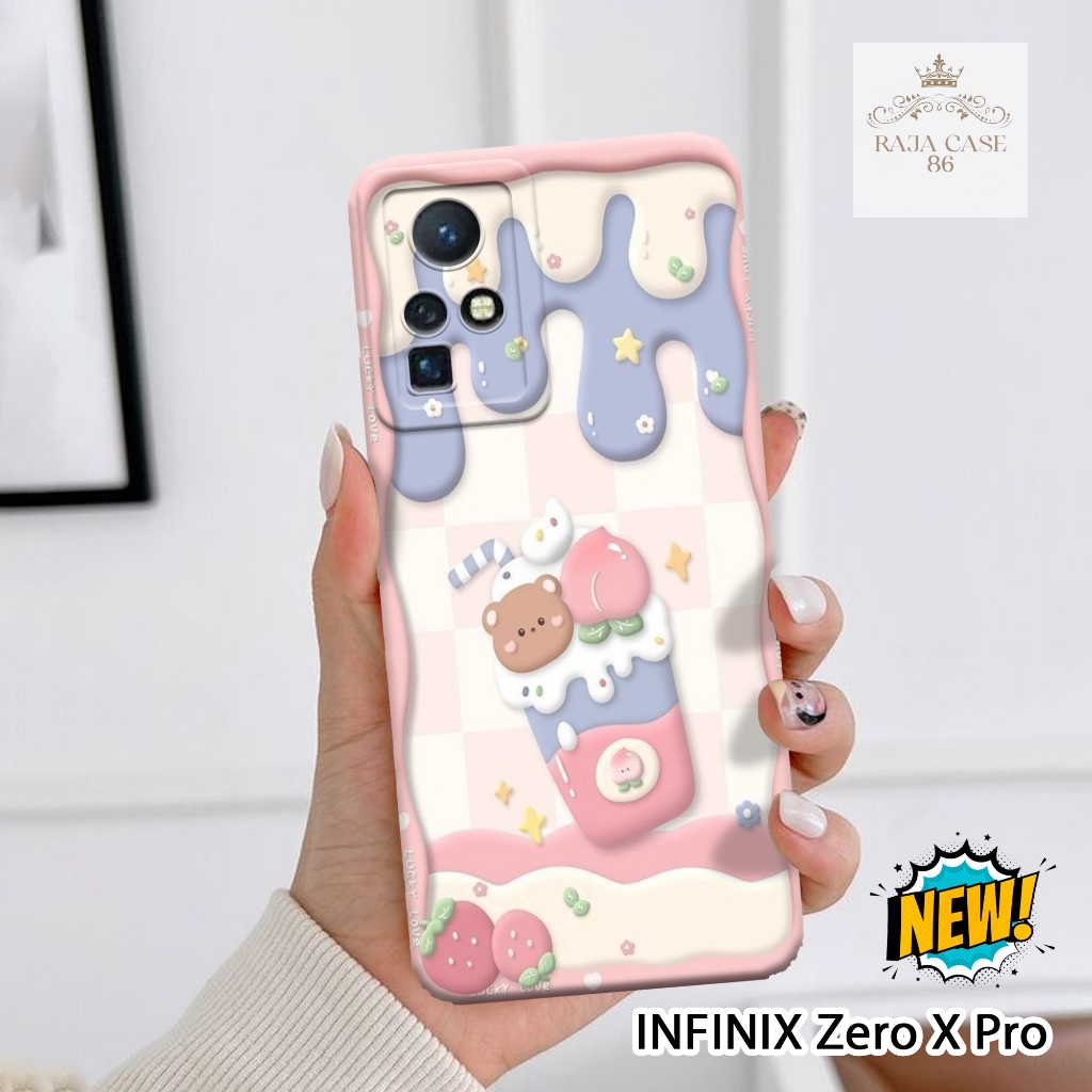 Softcase Infinix Zero x Pro - Rajacase - Case Infinix Zero x Pro - Motif Case Lucu - Case Infinix Ze
