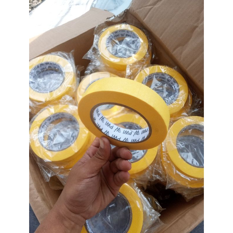 

isolasi kertas||masking tape PWI 22MM X 50YARD||lakban kertas