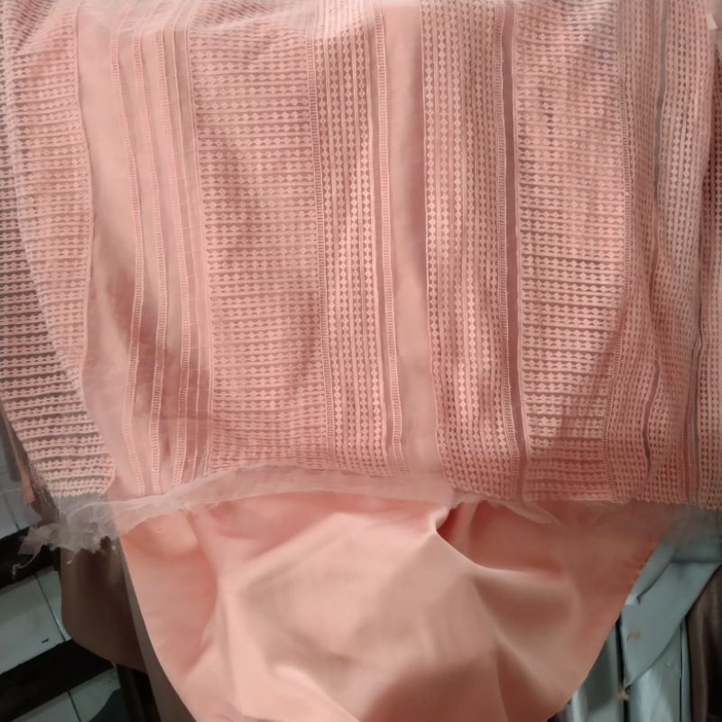 Kain organza bordir | Harga/0,5m | bahan organza bordir| bahan organza bordir | kain organza bordir.