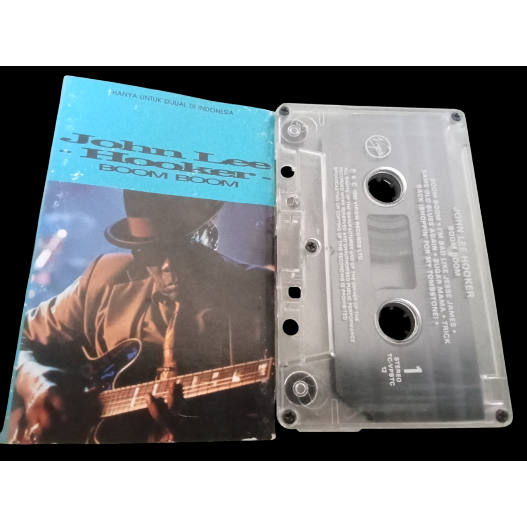 Kaset Pita John Lee Hooker - Boom Boom - Blues BB King Eric Clapton Blues Corner