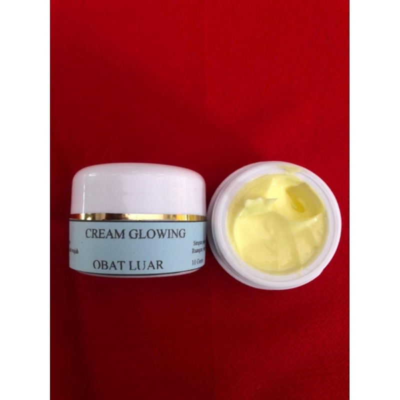 Night cream glowing [Krim malam farmasi untuk kulit normal glowing, susah putih, pencerah, BPOM )