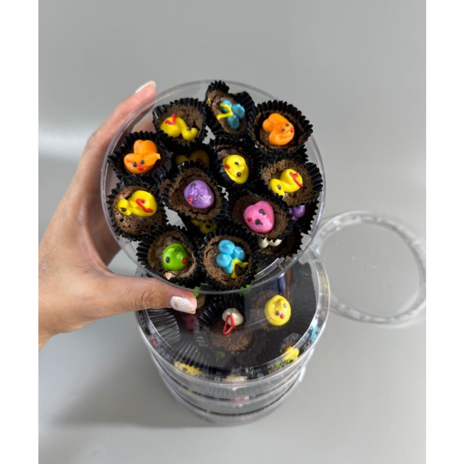

KUE BROWNIS COKLAT ASLI HOMEMADE 50 GRAM / KEMASAN TOPLES