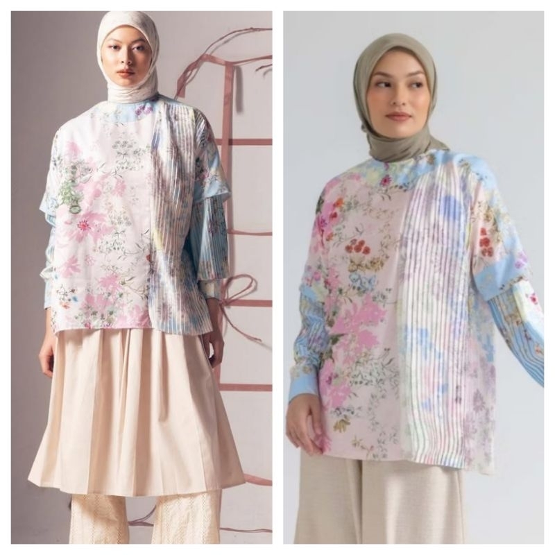 SALE LILAS SIDE PLEATS TOP RIA MIRANDA